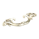 988-WB - French Court - 5 3/8"cc Cabinet Pull - White Brass