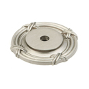 756 15 - Versailles - Knob Back Plate - Satin Nickel