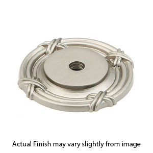 756 15 - Versailles - Knob Back Plate - Satin Nickel