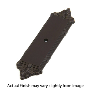 761 10B - Versailles - Knob Back Plate - Oil Rubbed Bronze