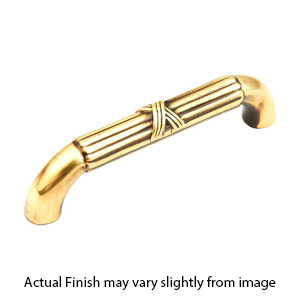 762 ALP - Versailles - 96mm Cabinet Pull - Antique Light Polish