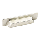 816 PWB - Vinci - 3 3/4"cc Cup Pull - Polished White Bronze