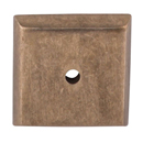 M1446LB - Aspen - 7/8" Square Knob Backplate - Light Bronze