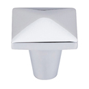 M2060PC - Aspen - 1.25" Square Knob - Polished Chrome