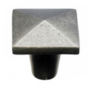 M1515SBL - Aspen - 1.25" Square Knob - Silicon Bronze Light