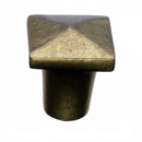 M1506LB - Aspen - 3/4" Square Knob - Light Bronze