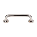 M1989PN - Aspen - 4" Rounded Pull - Polished Nickel