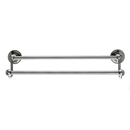 ED7BSNA - Beaded - 18" Double Towel Bar - Satin Nickel