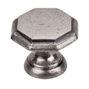 M6 PTA - Britannia - 1.25" Devon Cabinet Knob - Pewter Antique