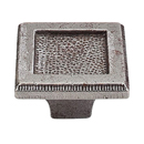 M1819 CI - Britannia - 2" Square Inset Knob - Cast Iron