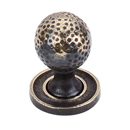 M44 DAB - Versailles - 1.25" Paris Mottled Knob - Dark Antique Brass