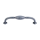 TK232BI - Chareau - 5 1/16" Cabinet D-Pull - Black Iron