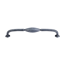 TK233BI - Chareau - 8 13/16" Cabinet D-Pull - Black Iron