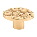 TK298 BR - Cobblestone - 2" Small Oval Knob - Brass