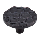 TK297 CB - Cobblestone - 2" Large Round Knob - Coal Black