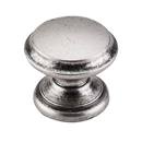 M1232 PTA - Dakota - 1 3/8" Flat Top Knob - Pewter Antique