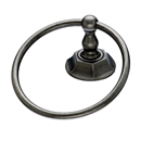 ED5APB - Hex - Towel Ring - Antique Pewter