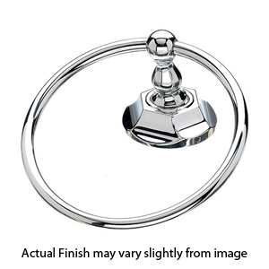 ED5PCB - Hex - Towel Ring - Polished Chrome