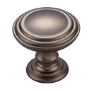 TK320AG - Reeded Collection - 1.25" Cabinet Knob - Ash Gray