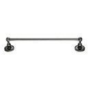 ED6APF - Rope (Edwardian) - 18" Towel Bar - Antique Pewter