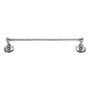 ED6PCF - Rope (Edwardian) - 18" Towel Bar - Polished Chrome