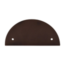 TK54ORB - Rail - 3.5" Half Circle Pull Backplate - Oil Rubbed Bronze