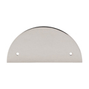 TK54PN - Rail - 3.5" Half Circle Pull Backplate - Polished Nickel