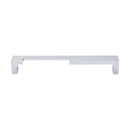 TK257 PC - Modern Metro Notch - 7" Right Cabinet Pull - Polished Chrome