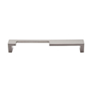 TK257 BSN - Modern Metro Notch - 7" Right Cabinet Pull - Satin Nickel