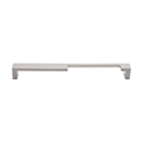 TK261 BSN - Modern Metro Notch - 9" Left Cabinet Pull - Satin Nickel