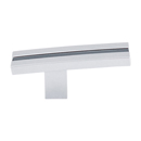 TK82PC - Rail - 2 5/8" Inset Knob - Polished Chrome