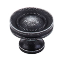 M293 BI - Somerset - 1.25" Button Faced Knob - Black Iron