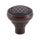 TK173PAR - Trevi Fountain - 1 5/16" Round Cabinet Knob - Patina Rouge