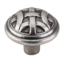 M158 PTA - Tuscany - 1.25" Celtic Knob - Pewter Antique