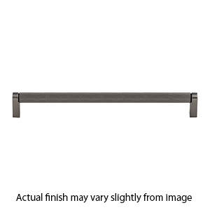 M2622 AG - Amwell - 26-1/2" Knurled Bar Pull - Ash Gray