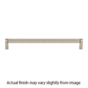 M2648 BSN - Amwell - 15" Knurled Bar Pull - Satin Nickel