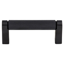 M2628 BLK - Amwell - 3" Knurled Bar Pull - Flat Black