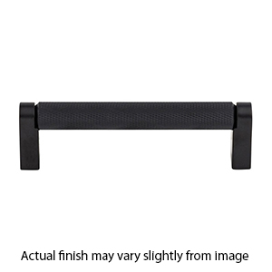 M2631 BLK - Amwell - 6-5/16" Knurled Bar Pull - Flat Black