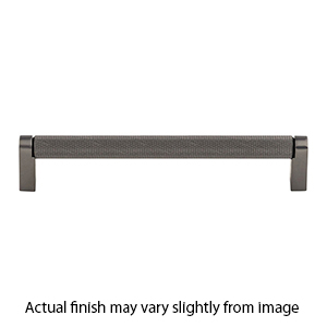 M2619 AG - Amwell - 11-3/8" Knurled Bar Pull - Ash Gray