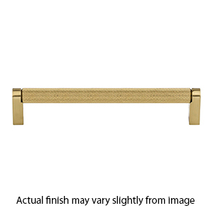 M2605 HB - Amwell - 11-3/8" Knurled Bar Pull - Honey Bronze