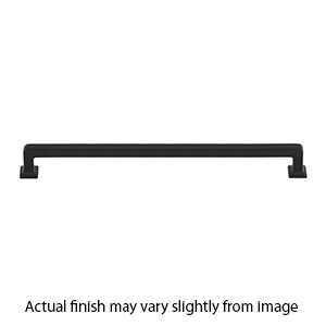 TK708BLK - Ascendra - 12" cc Cabinet Pull - Flat Black