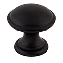 M1878 BLK - Dakota - 1.25" Round Knob - Flat Black