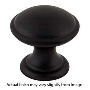 M1878 BLK - Dakota - 1.25" Round Knob - Flat Black