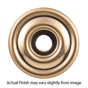 TK890 HB - Brixton - Cabinet Knob Backplate - Honey Bronze