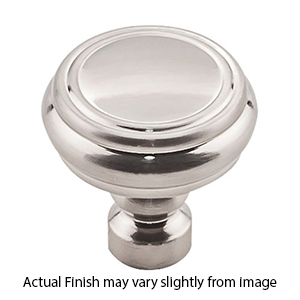 TK880 BSN - Brixton - 1.25" Rimmed Knob - Satin Nickel