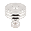 TK881 PN - Brixton - 1.25" Ridged Knob - Polished Nickel