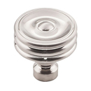 TK881 BSN - Brixton - 1.25" Ridged Knob - Satin Nickel