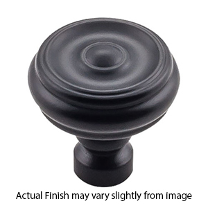 TK882 BLK - Brixton - 1.25" Button Knob - Flat Black