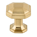 TK286HB - Emerald - 1 1/8" Cabinet Knob - Honey Bronze