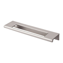 TK521BSN - Europa Tab - 5" Cut Out Pull - Brushed Satin Nickel